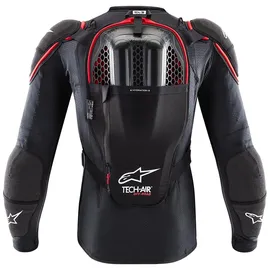 Alpinestars Brustprotektor Tech-Air Off-Road M Schwarz/Rot