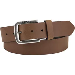 Ledergürtel LEVI'S "SEINE GÜRTEL", Damen, Gr. 110, braun (cognac), Leder, klassisch,modisch,sportlich, Gürtel