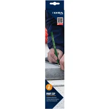 Lyra Pet LYRA 3485002 L4313101, Steinhauerstift 331® oval 30cmlang,BleistiftinProfi-Ausführung,idealfürMarkierungenaufStein/Beton,12Stück