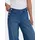 Only High-waist-Jeans "ONLMADISON HW BUTTON WIDE DNM GEN769NOOS", Damen, Gr. 27, Länge 30, blau (medium blau denim), Denim/Jeans, Obermaterial: 90% Baumwolle, 8% Polyester, 2% Elasthan, unifarben, relaxed fit knöchellang, Jeans High-Waist-Jeans