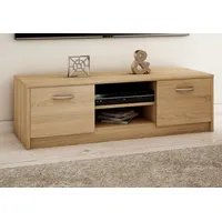 Home collective TV-Schrank 120cm breit Lowboard mit matter Oberfläche