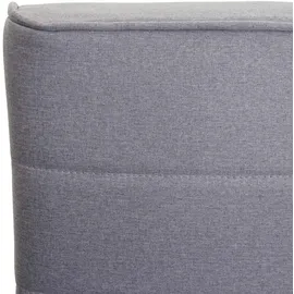 Mendler Schlafsofa Stoff 2-Sitzer Grau