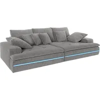 INOSIGN Big-Sofa »Haiti II«, RGB-LED Beleuchtung, wahlweise mit Kaltschaum grau