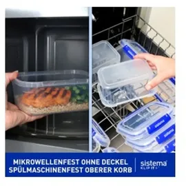 Sistema Klip It Plus rechteckig blau 2,2 l