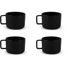 Excelsa Set mit 4 Jumbo-Tassen, Keramik, Steingut, Fassungsvermögen: 210 ml.