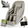 Juskys Massagesessel Paros elektrisch 80 x 110 x 90 cm Beige mit Fernbedienung