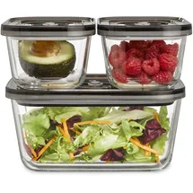 CASO Design Vakuumbehälter Set transparent 3 x 1,5 l