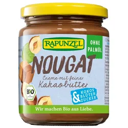 Rapunzel Nougat-Creme ohne Palmöl mit Kokosblütenzucker