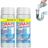 2026 Neu Abflussreiniger Extra Stark 100G Multifunktional Rohrreiniger Extrem Stark Drain Cleaner für Küche Toilette Bad 2 Stück