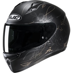 HJC C10 Epik Damen Helm, schwarz-gold, Größe M