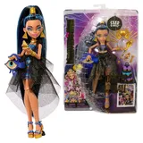 Monster High Monster Ball Puppe Cleo De Nile im Partykleid mit thematischem Zubehör inklusive Zepter & Cupcakes