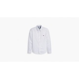 Levis Hemd 'LS Battery HM Shirt Slim' - Rot,Weiß - XL