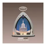 Weigla LED Lichterspitze/Schwibbogen"Dresdner Frauenkirche Erzgebirge garantiert