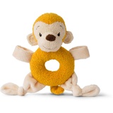 WWF 00620 - Greifring Mago, das Äffchen, (gelb, 15cm) für Kleinkinder Affe Spielzeug