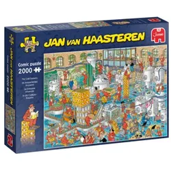 JUMBO SPIELE 20064 Puzzle 2000 Teile Jan van Haasteren - Craftbierbrauerei