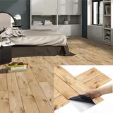 Fliesenaufkleber Mit Holzmaserung, Wasserfester Pvc-fliesenaufkleber, Geeignet Für Die Dekoration Von Küchenflurwänden Und Schlafzimmerböden (20 X 300 Cm = 0,6 m2)