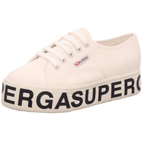 Superga Unisex-Erwachsene 2790-Cotw Outsole Lettering Sneaker, Weiß