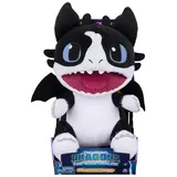 Spin Master Dreamworks Dragons Plasma Blast Plush, 27,9 cm großes Thunder-Plüschtier (deutsch: Donner) mit Plasmastrahl-Funktion, Die 9 Welten, Kinderspielzeug ab 4 Jahren