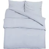 vidaXL Bettwäsche-set Grau 200x220 cm Baumwolle