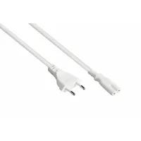 Kabelmeister Euro-Netzkabel Euro-Stecker Typ C an C7/Euro 8 Buchse,