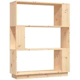 furnicato Bücherregal 80 x 25 x 101 cm Braun