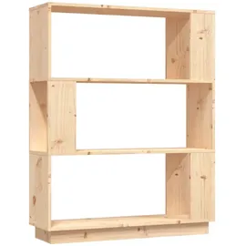 furnicato Bücherregal 80 x 25 x 101 cm Braun