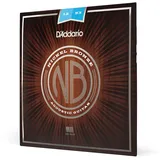 D'Addario Gitarrensaiten Akustikgitarre | Gitarrensaiten Westerngitarre | Acoustic Guitar Strings | NB1253 Nickel Bronze Akustik Gitarre Saiten (Light, 12-53)