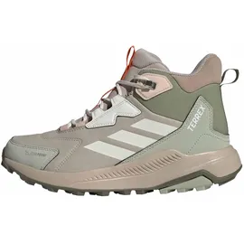 adidas Terrex Anylander Leather Mid Climaproof Wanderschuhe - Wonder Alumina / Off White / Halo Green - EU 38 2/3