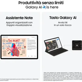 Samsung Galaxy Tab S10+ 12,4" 256 GB Wi-Fi + 5G Platinum Silver