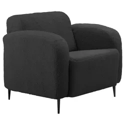 Sessel Marone Anthrazit Teddystoff