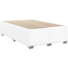 vidaXL Boxspringbett 120 x 190 cm Weiß