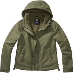Brandit Windbreaker Frontzip Damen Jacke, grün, Größe 2XL