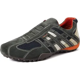 GEOX Snake U4207L dark grey/off white 47