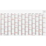 Brunnen Plakatkalender Mod. 701 00 2026 | 1390×790 mm