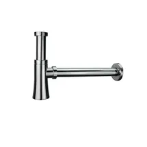 Primaster Design Flaschensiphon konisch 1 1/4 verchromt