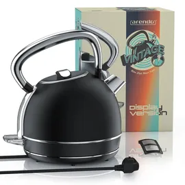 Arendo Wasserkocher 1,7 l Schwarz