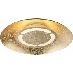 Tabea Deckenleuchte Metall Goldfarben, Led