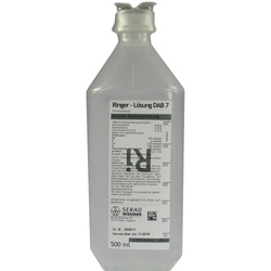 Ringer Loesung Dab 7 Plastik 500 ML