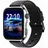 Silber Silikonarmband Black is Black