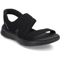 SKECHERS Go Walk Flex Enticing Sandals, Black Textile, 40