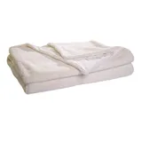 Home4You Wohndecke, 150 x 200 cm - Elfenbeinfarben - Polyester