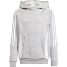adidas Tiro 24 Hoodie Grau/Weiß 140