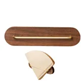Hezudiay Kaffeefilter Spender, Haltevorrichtung Für Kaffeefilter, Haftstarker Wand Papier Spender Gestell, Kegelförmiger Kaffeefilters Organizer Für Die Wand Für Bars, Küchen, Dessertgeschäfte