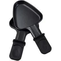 Syntrox Universal Raclette Pfännchen 2 Stück Emailliert Schwarz