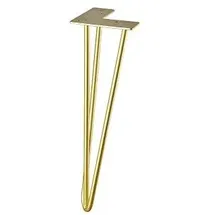 Hettich Hairpin 40 x 12 x 12 cm Stahl gold - 1 Stück