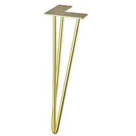Hettich Hairpin 40 x 12 x 12 cm Stahl gold - 1 Stück