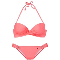 S.Oliver Push-Up-Bikini Damen peach Gr.38 Cup B