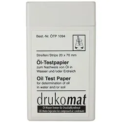 Öl-Testpapier (50 Streifen), für Öl-Wasser-Trenner »drukosep«