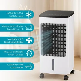 Lifetime Air Luftkühler 80 W, 4 L, Timer, weiß mobil