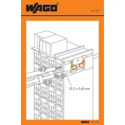 Wago 210-407 Handhabungsaufkleber 210407  - 100 Stück